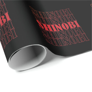 Ninja Shinobi silent spy Wrapping Paper