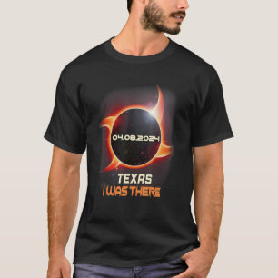 Ninja Shuriken Total Solar Eclipse 2024 Texas T-Shirt