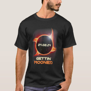 Ninja Shuriken Total Solar Eclipse Getting Mooned  T-Shirt