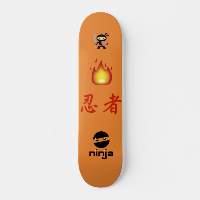 Ninja Skateboard (Front)