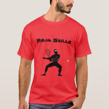Ninja Skills Tennis Player With Text