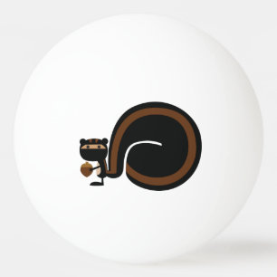 Ninja Squirrel Ping Pong Ball