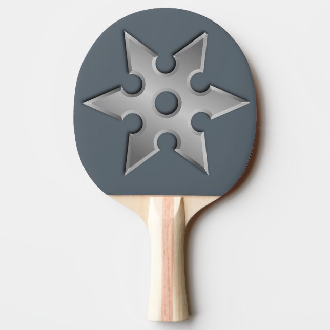 Ninja Star Ping Pong Paddle (Back)