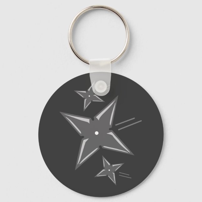 Ninja Stars Key Ring (Front)
