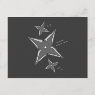 Ninja Stars Postcard
