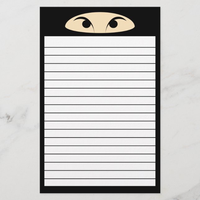 Ninja Stationery (Front)