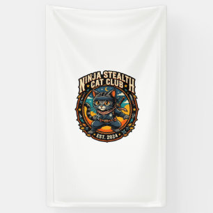 Ninja Stealth Cat Cat Mum Gift Idea - Ninja Stealt Banner