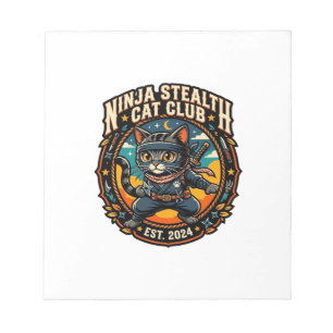 Ninja Stealth Cat Cat Mum Gift Idea - Ninja Stealt Notepad