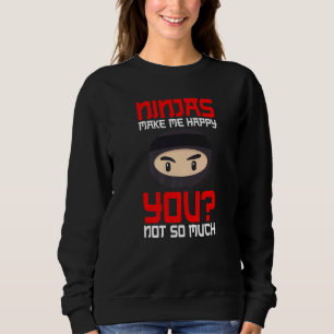 Ninja Sword Samurai Ninjutsu Adults Men Boys Girls Sweatshirt