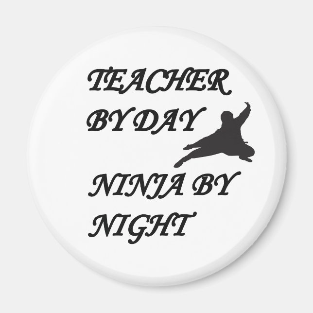 NINJA TEACHER MAGNET (Front)