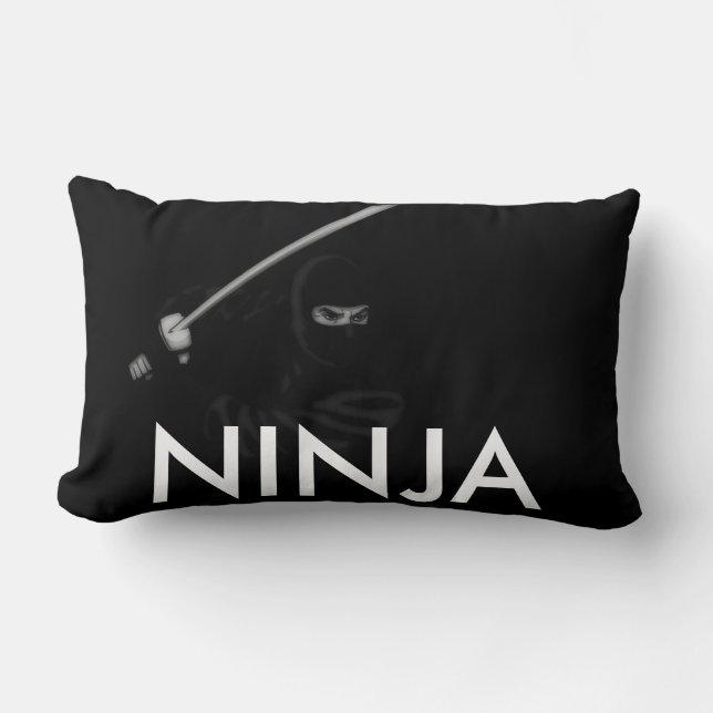 Ninja Throw Pillow (Front)
