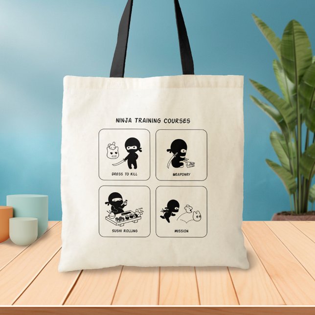 Ninja Training Courses Tote Bag (Creator Uploaded)