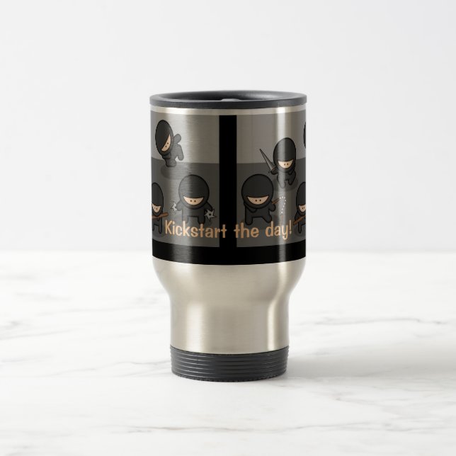 NINJA TRAVEL MUG ~ Customise! (Center)