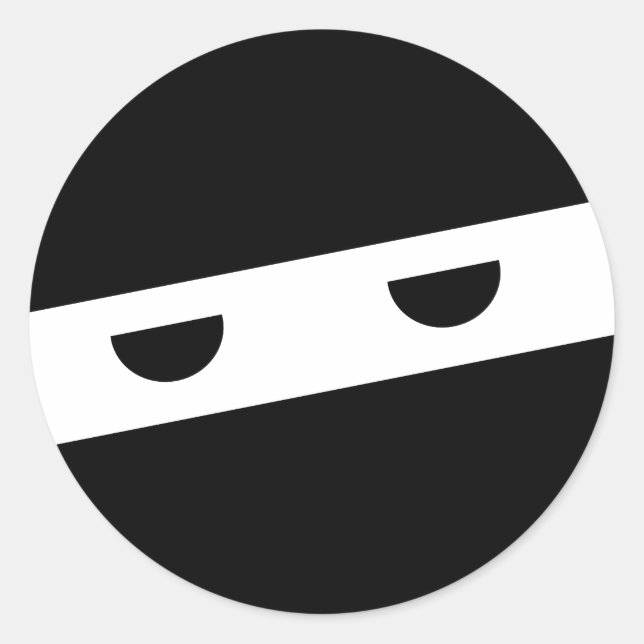 Ninja Tumbler Classic Round Sticker (Front)