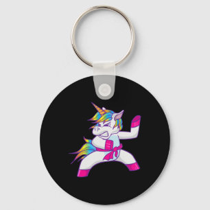 Ninja Unicorn Karate Taekwondo Kung Fu Fighting Un Key Ring