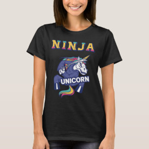 Ninja Unicorn Karate Unicorn Kickboxing Martial Ar T-Shirt
