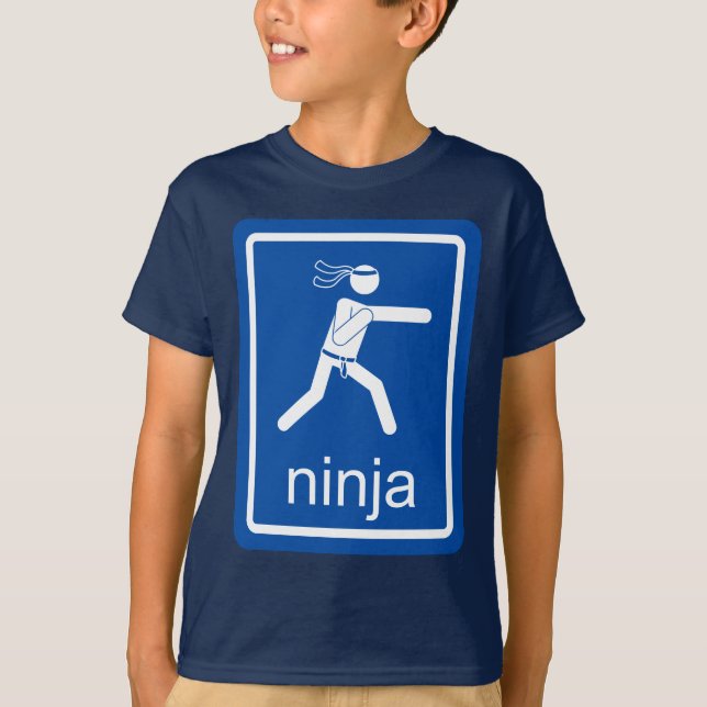 ninja universal sign. T-Shirt (Front)
