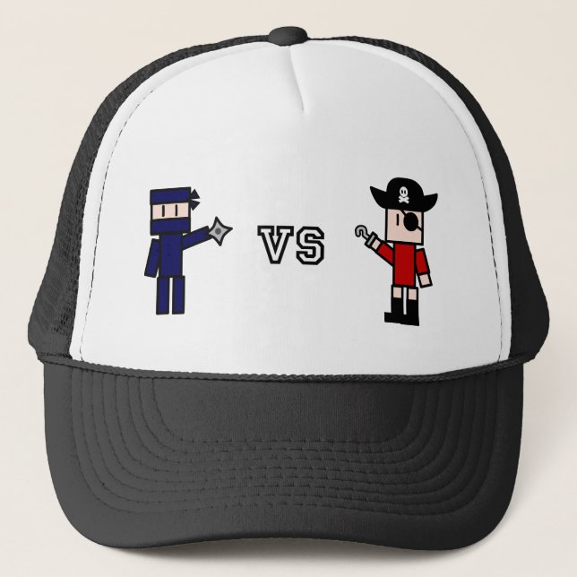 Ninja vs Pirates Hats (Front)