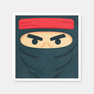Ninja Warrior Birthday Party Napkins