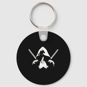 Ninja Warrior Bushido Samurai Sword Fighter Martia Key Ring