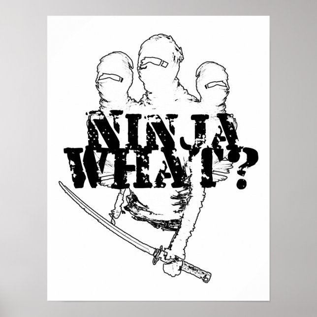 NINJA WHAT? POSTER (Front)
