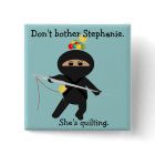 Ninja with Sewing Needle