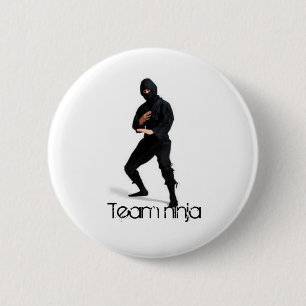 ninjablack-lge, Team ninja 6 Cm Round Badge