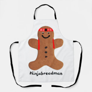 Ninjabreadman biscuit (cookie) apron