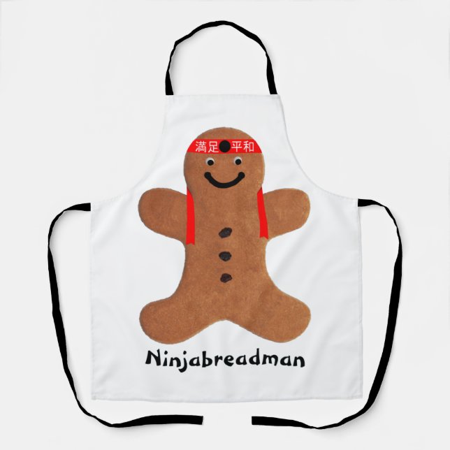 Ninjabreadman biscuit (cookie) apron (Front)