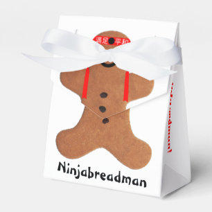 Ninjabreadman biscuit (cookie) favour box