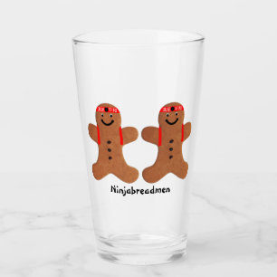 Ninjabreadman biscuit (cookie) glass