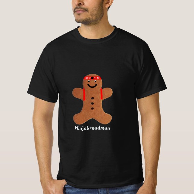 Ninjabreadman biscuit (cookie) T-Shirt (Front)