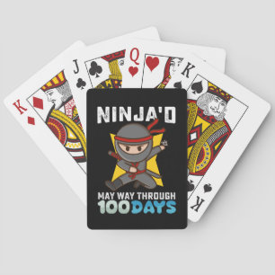 Ninja'd May Way Through 100 Days of School Playing Cards