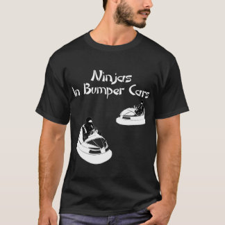 Ninjas In Bumper Cars - dark T-Shirt