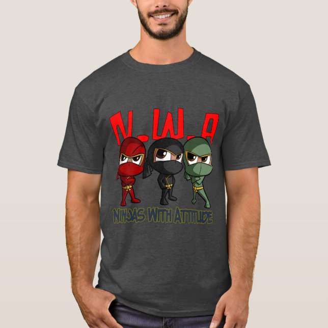Ninjas with Attitude T-Shirt (Front)