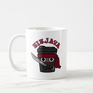 Ninjava Funny Ninja Java Coffee Pun  Mug