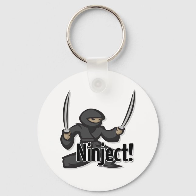 Ninject Akimbo Keychain (Front)
