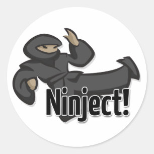 Ninject Flying Kick Sticker