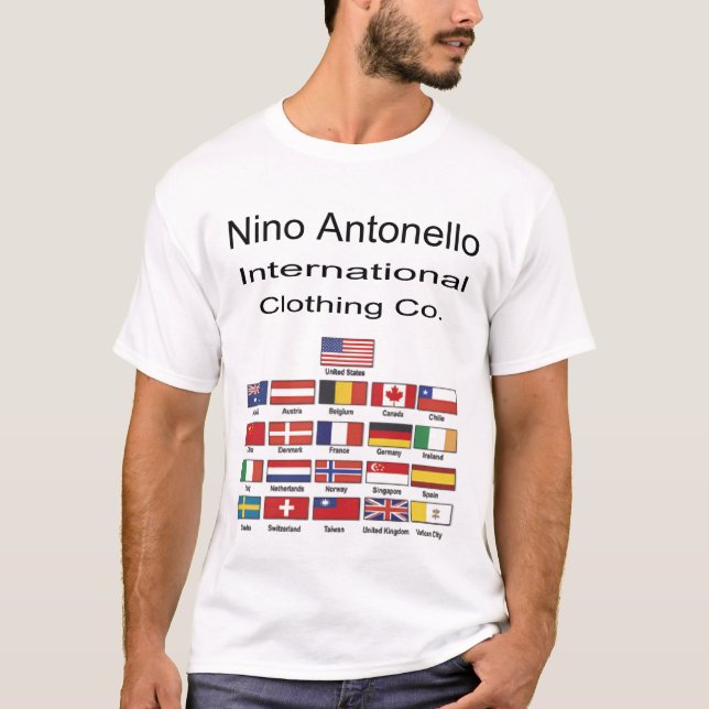 Nino Antonello International Cloth... - Customised T-Shirt (Front)