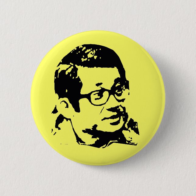 Ninoy Aquino 6 Cm Round Badge (Front)