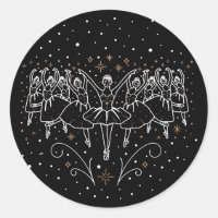 NINTH DAY OF CHRISTMAS / Christmas Stickers