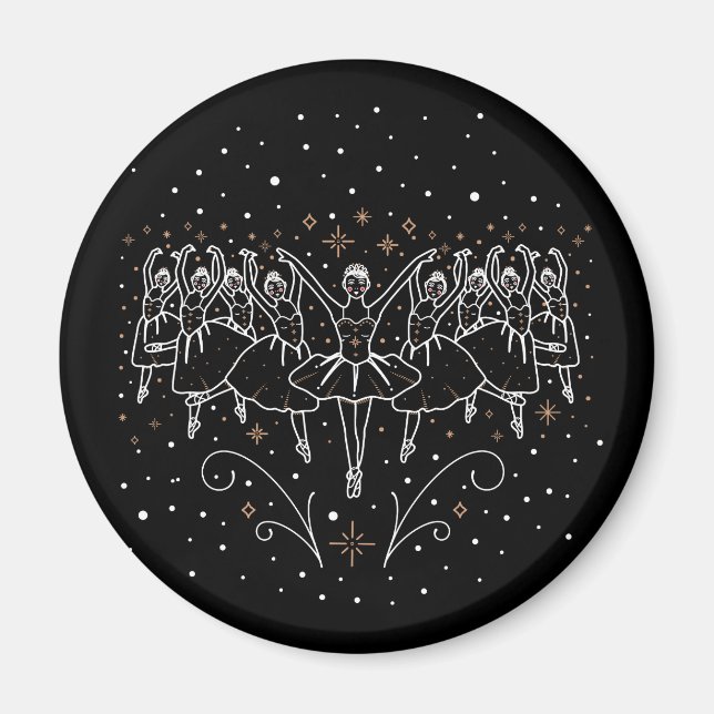 Ninth Day of Christmas Magnet (Front)