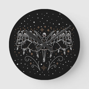 Ninth Day of Christmas Wall Clock