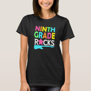 Ninth Grade Rocks Back To School Students Teacher T-Shirt