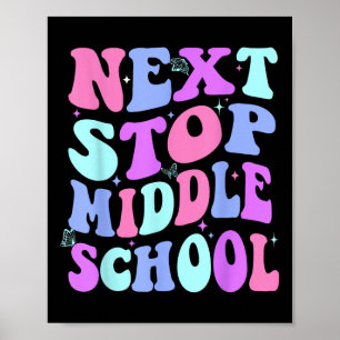 Ninth Grade Vibes Teacher 9th Grade Kid School Squ Poster