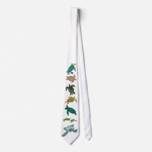 Ninth sea turtle line up tie