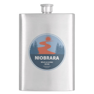 Niobrara Wild And Scenic River Nebraska Hip Flask