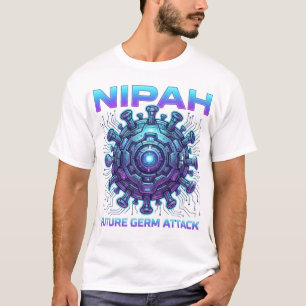 Nipah Attack white T-Shirt