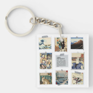 NIPPON Japanese Ukiyo-e Key Ring