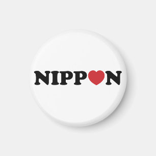 Nippon Love Heart Magnet